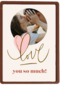 Love you so much fotokaart