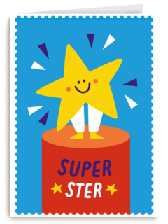 Kinderpostzegels - Superster