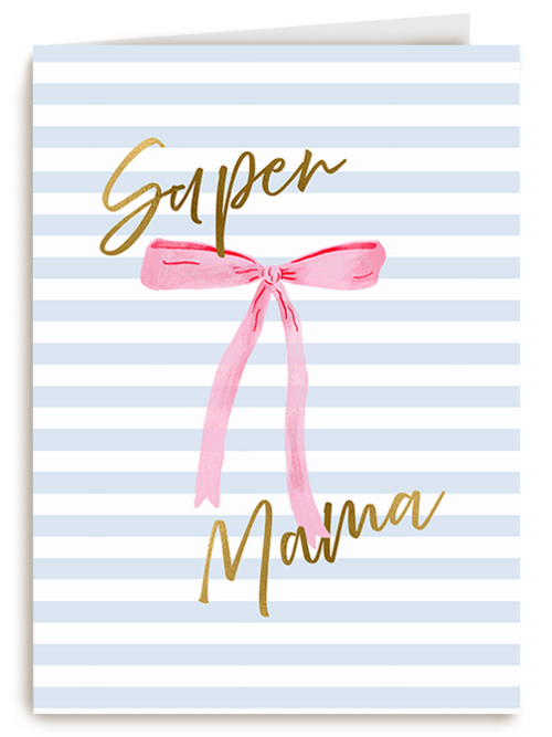 Kaart Hallmark | Moederdag | Moederdag Super Mama Strik