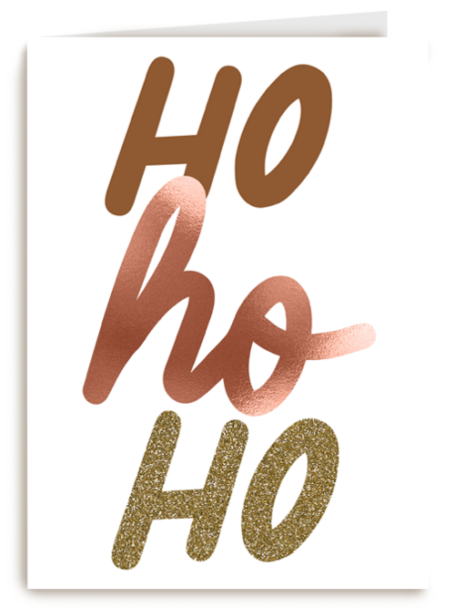 kerstkaart hip ho ho ho