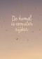 Condoleance kaart De hemel is een ster rijker
