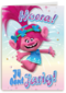 verjaardag kaart trolls hoera jij bent jarig poppy