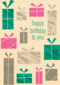 happy birthday to you cadeautjes kaart