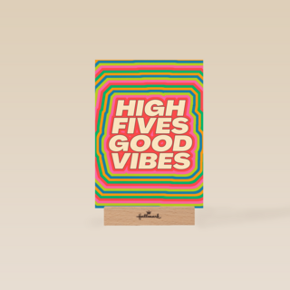 Beterschap kaart high fives good vibes