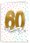 verjaardagskaart 60 en zo geweldig mooi