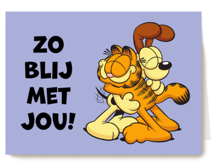 Garfield zo blij met jou