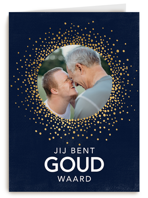 vaderdag fotokaart jij bent goud waard