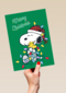 merry christmas from Snoopy and Woodstock