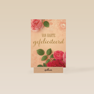 roze rozen kaart