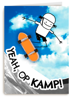 Skater op kamp
