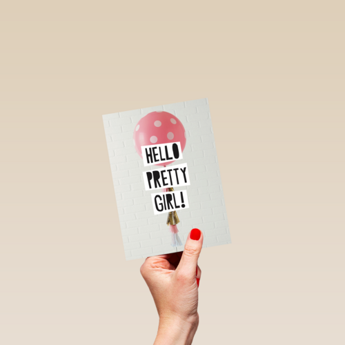geboorte dochter hello pretty girl