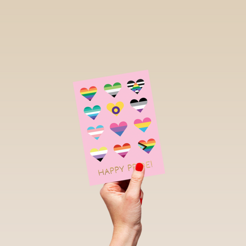 Happy Pride hearts