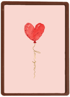 Valentine love you heart