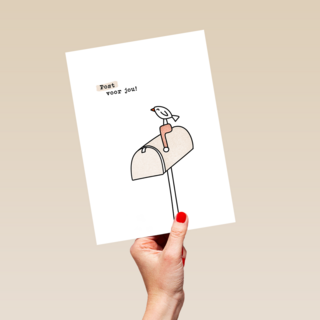 Zomaar kaart post voor jou