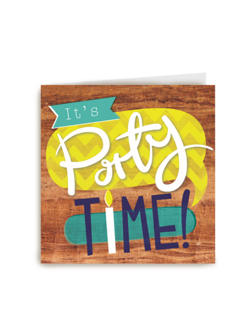 Verjaardagskaart Hallmark | It Is Party Time Hip