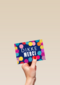 dikke merci met gekleurde confetti