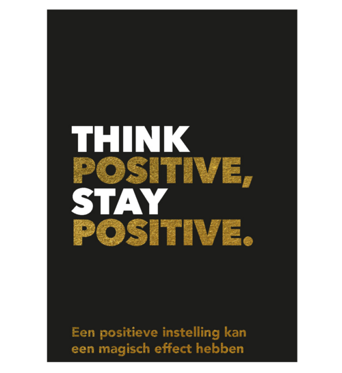 Boek Think Positive, Stay Positive Positiviteit