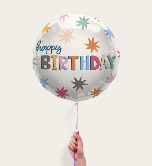 Ballon Happy Birthday Sparkle Multi