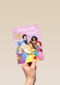 Back to school kaart Disney prinsessen