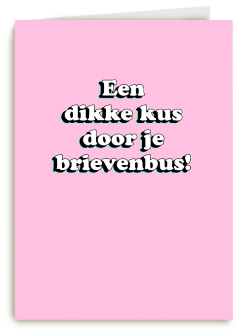 Verjaardagskaart Hallmark | Zomaar Kaart Een Dikke Kus Door De Brievenbus