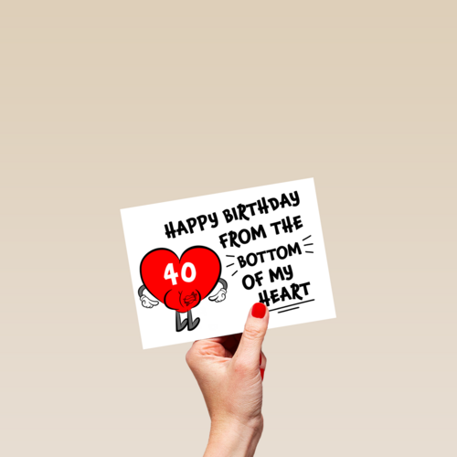 happy birthday from the bottom of my heart
