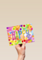 ballonnen en confetti happy