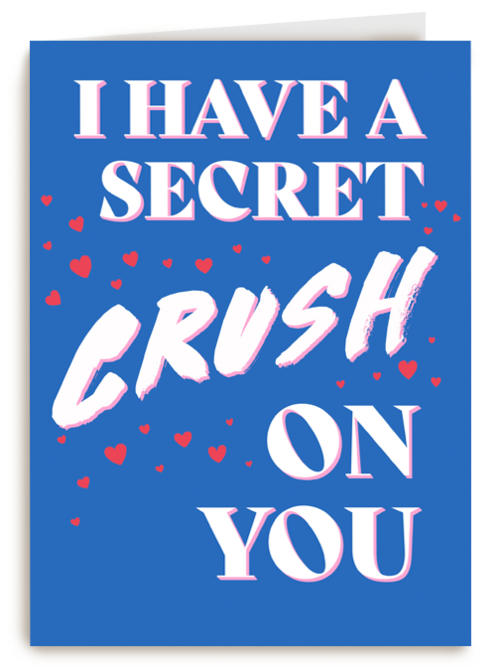 Kaart Hallmark | Liefde Valentijn | I Have A Secret Crush On You
