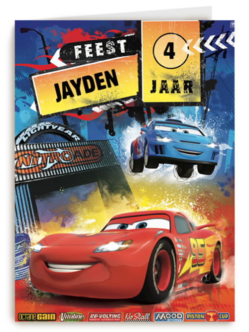 Verjaardagskaart Hallmark | Disney Cars Feest