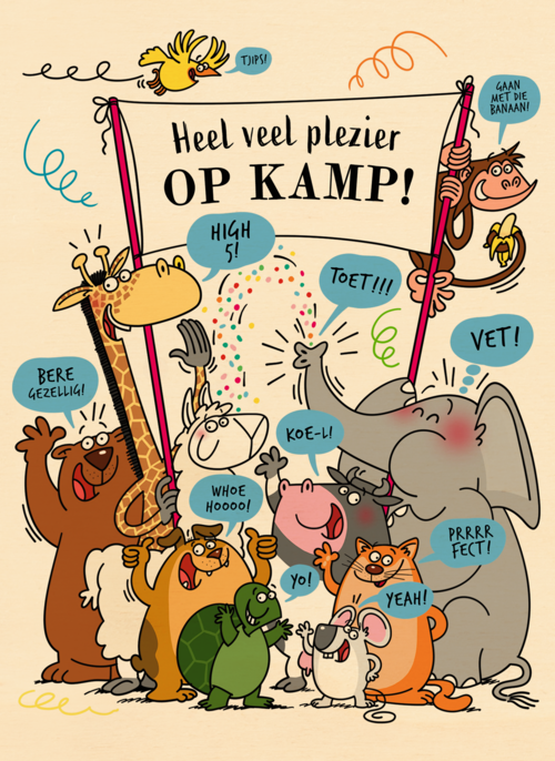Dieren op kamp