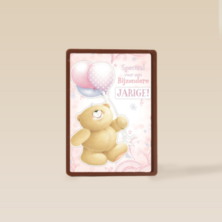 beer met ballon jarig