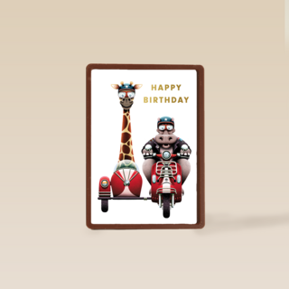 folio happy birthday from hippo and giraffe
