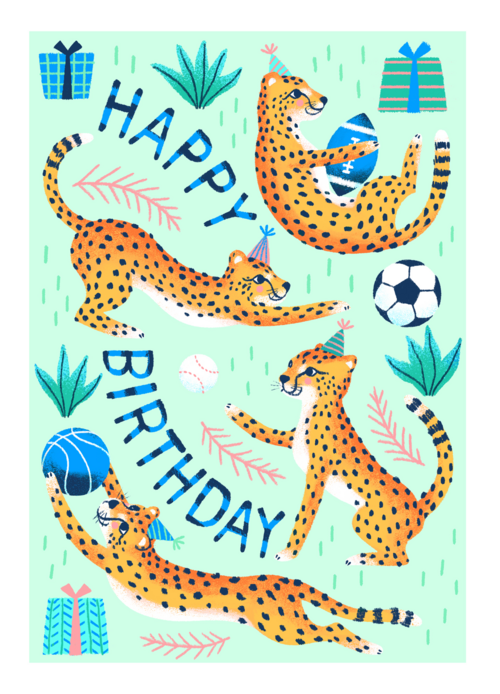 Verjaardagskaart Hallmark | Verjaardagskaart Tijgers Voetbal Happy Birthday