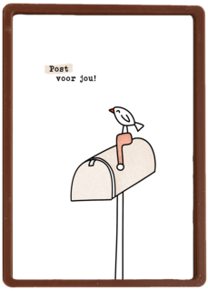 Zomaar kaart post voor jou
