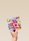 Gefeliciteerd kaart grafisch design met bloemen