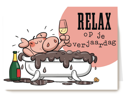 funny mail relax op je verjaardag
