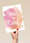 watercolor it is a girl