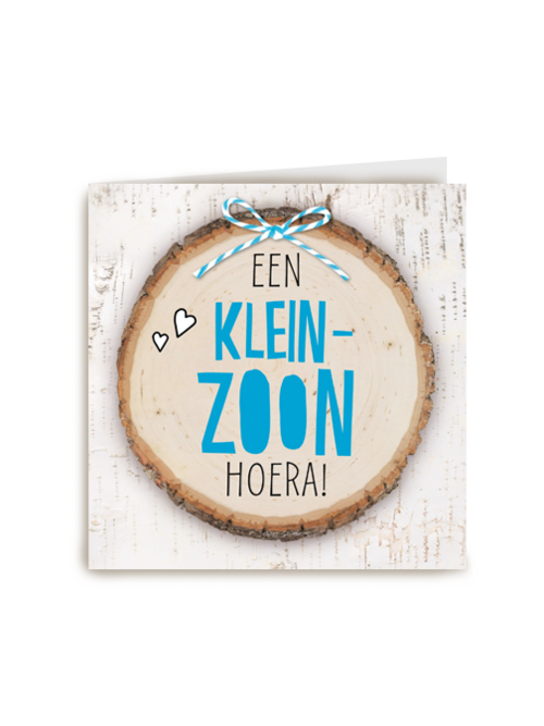 Kaart Hallmark | Geboorte Felicitatie | Boomstam Een Kleinzoon Geboren