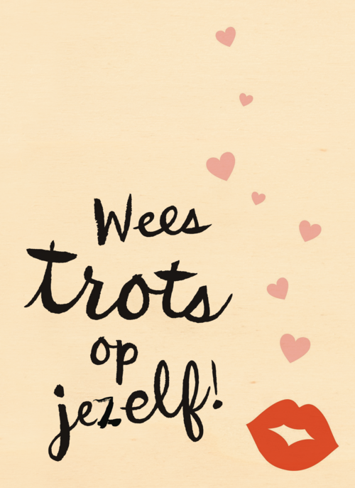 Houten Kaart Nieuwe Zaak Nieuwe Baan | Houten Kaart Hallmark | Nieuwe Zaak Nieuwe Baan | Trots Met Zoen Powervrouw