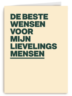 Beste wensen lievelingsmensen AndC