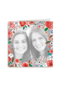 fotokaart bloemen omrand vierkant