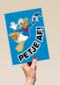 Complimentkaart Donald Duck petje af