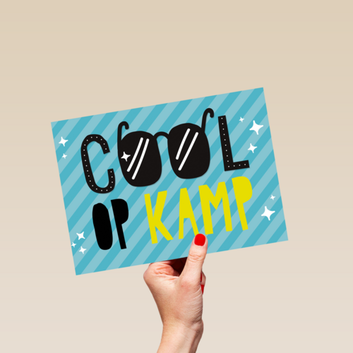 cool op kamp zonnebril