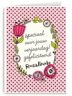 Verjaardagskaart tiener meisje Speciaal voor jouw verjaardag