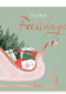 Fijne feestdagen arreslee