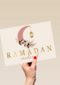 Eid Mubarak kaart met Ramadan Mubarak