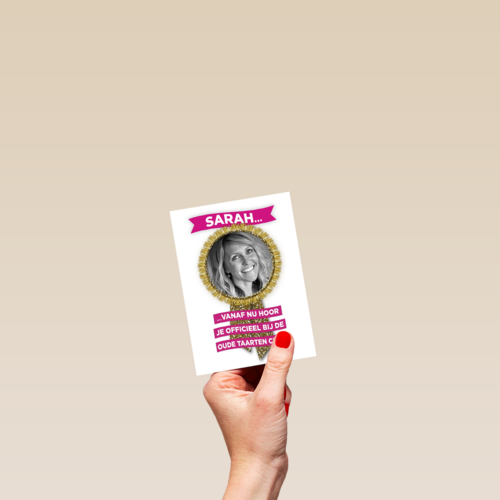 sarah een mooie medaille