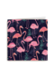 vers van de pers kaart met meerdere een roze flamingo