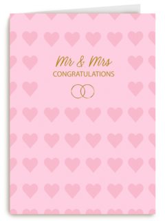 Mr Mrs congratulations