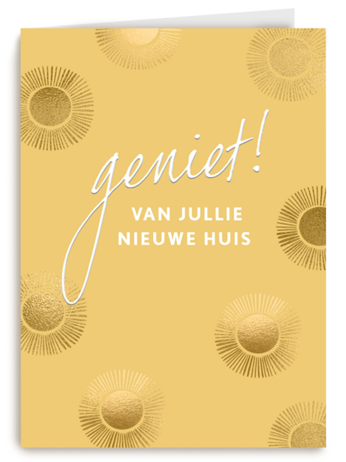 Kaart Hallmark | Felicitatie Nieuwe Woning Samenwonen | Verhuisd Kaart Geniet Van Jullie Nieuwe Huis