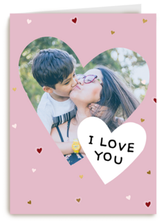 zomaar fotokaart hart i love you